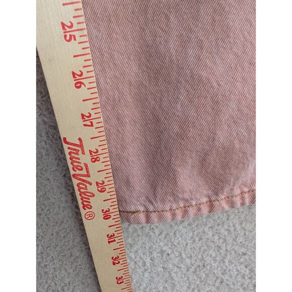 Levis 501 90's Premium Jeans Womens 25x32 Pink Button Fly 5 Pocket READ - Picture 9 of 16